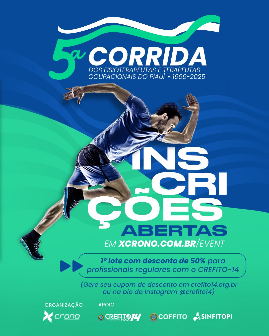 A 5ª Corrida dos Fisioterapeutas e Terapeutas Ocupacionais do Piauí já tem data para acontecer!